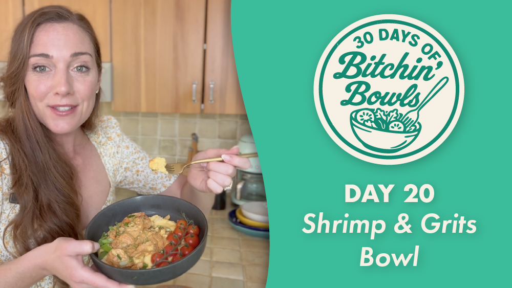 Bitchin’ Blackened Shrimp and Grits