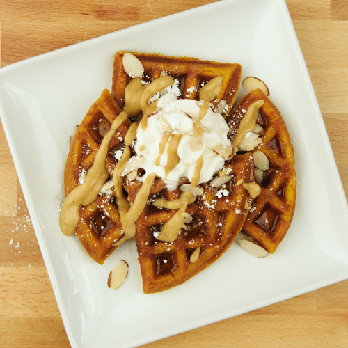 Bitchin’ Pumpkin Waffles