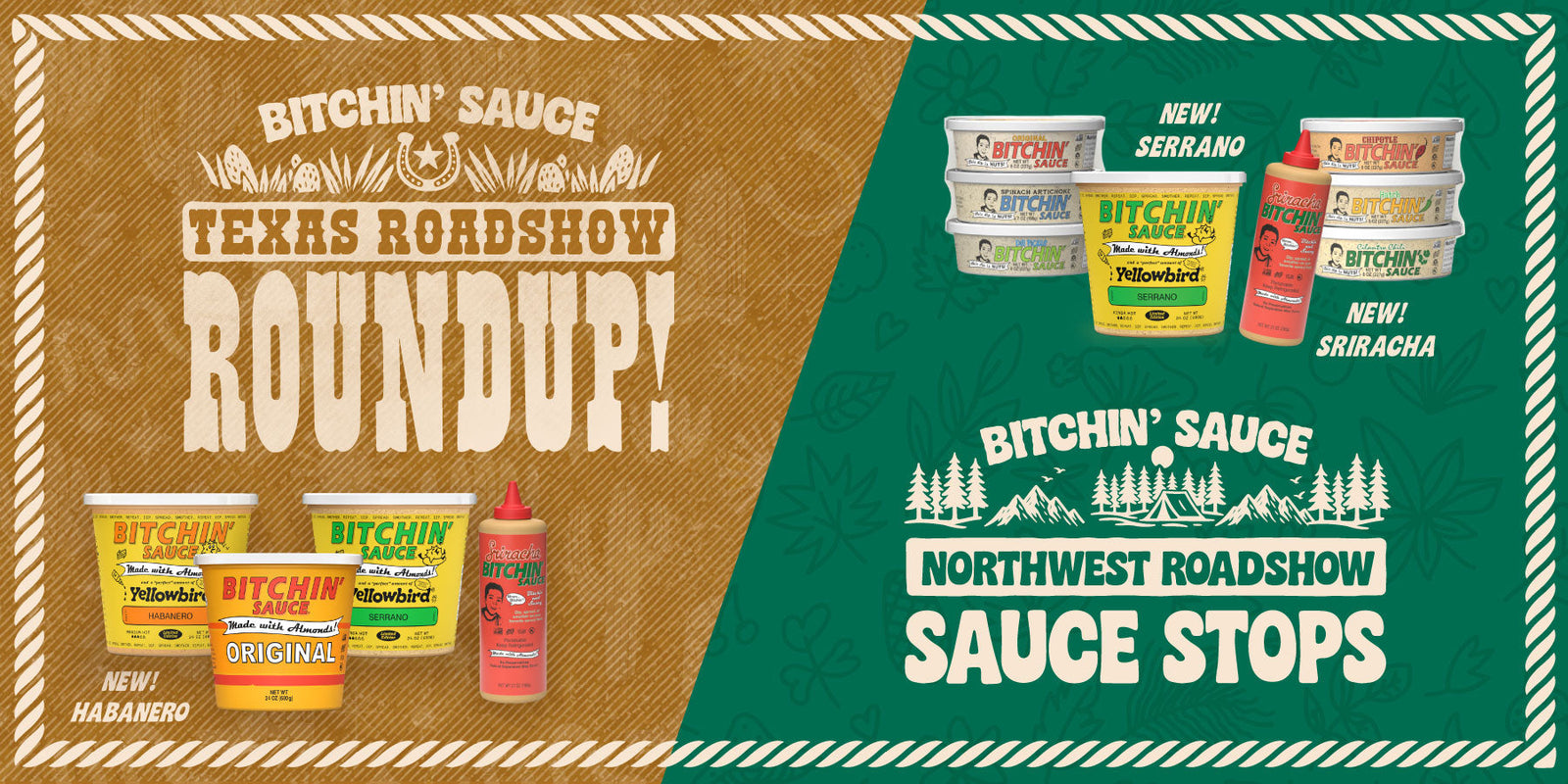 Texas and PNW roadshow banner