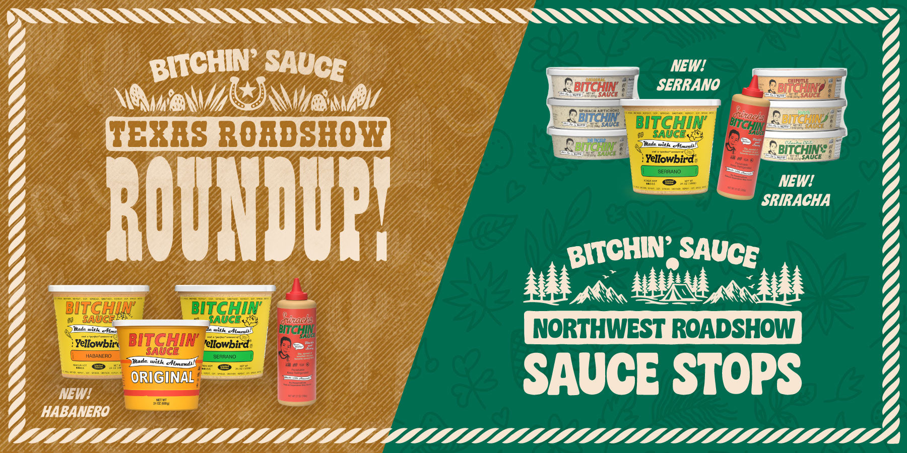 Texas and PNW roadshow banner