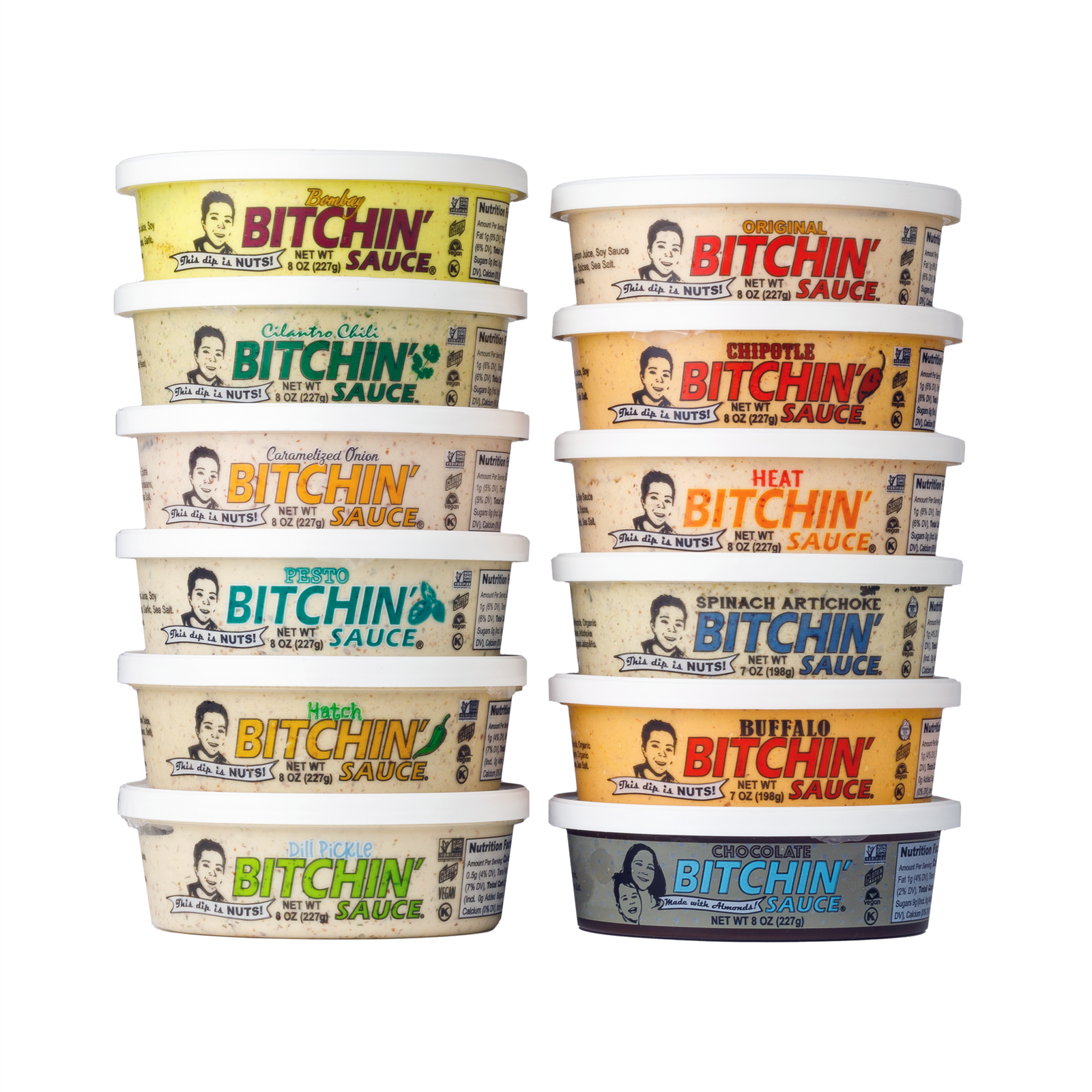 12 sauce product bundle: customize your sauces