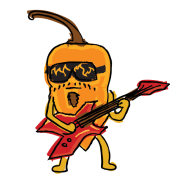 habanero critter playing bass