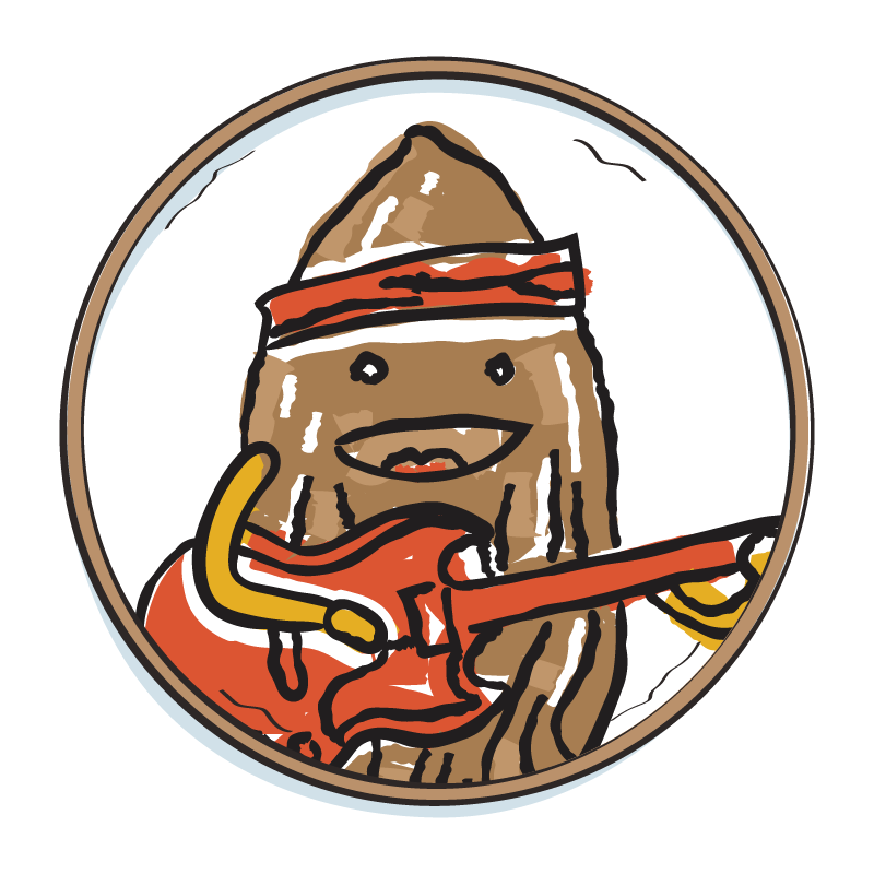 Guitar Almond Critter