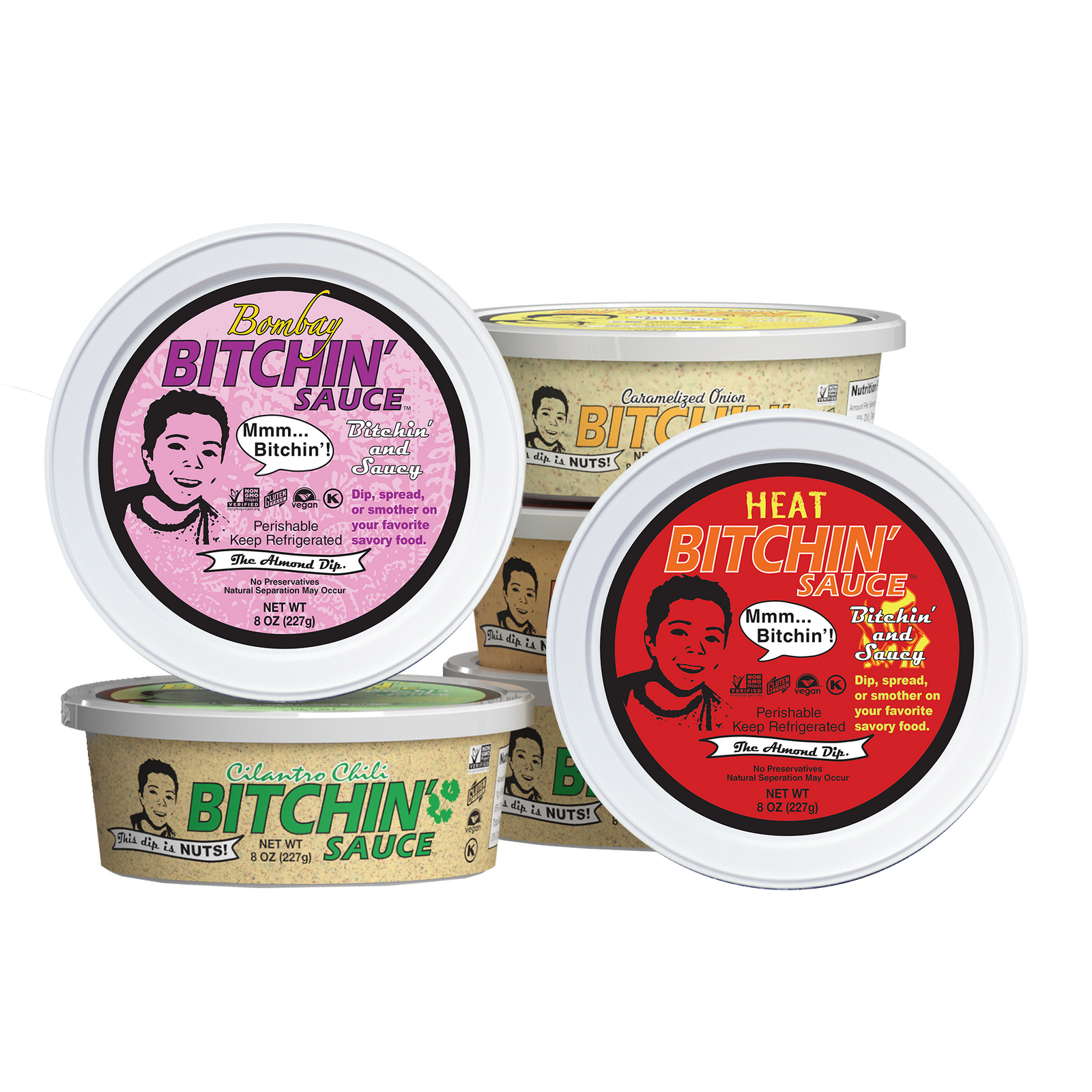 6 pack product bundle: customize your sauces