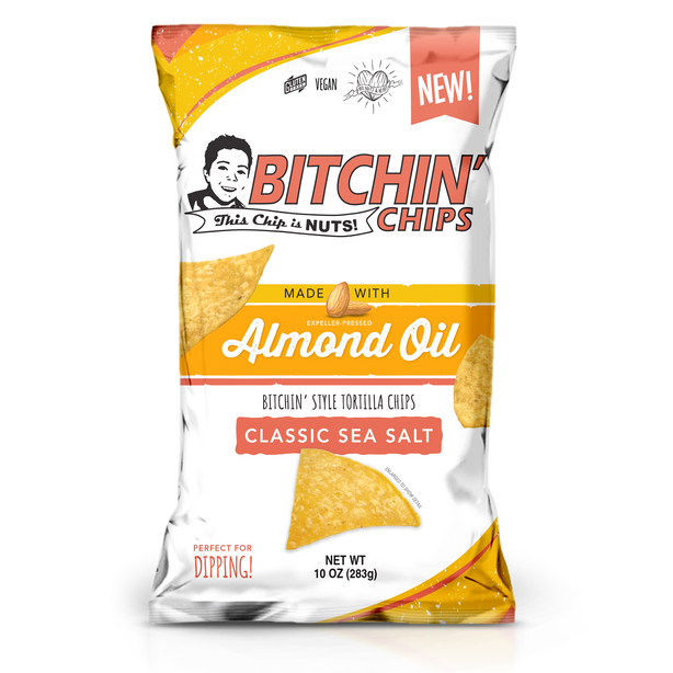 Bitchin' Chips  - 8-pack - Classic Sea Salt Tortilla Chips