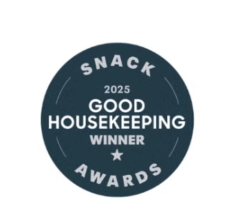 2025 Good Housekeeping Snack Awards winner badge