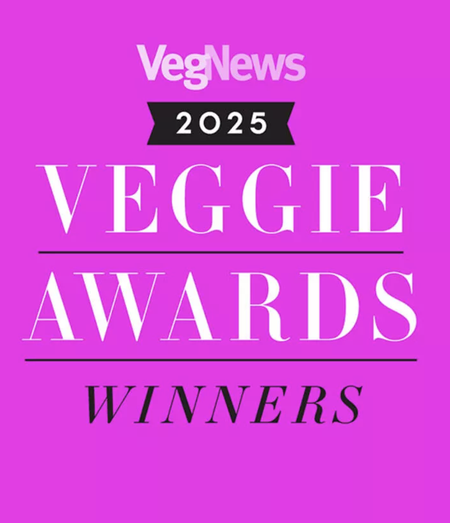 VegNews 2025 Veggie Awards winners badge